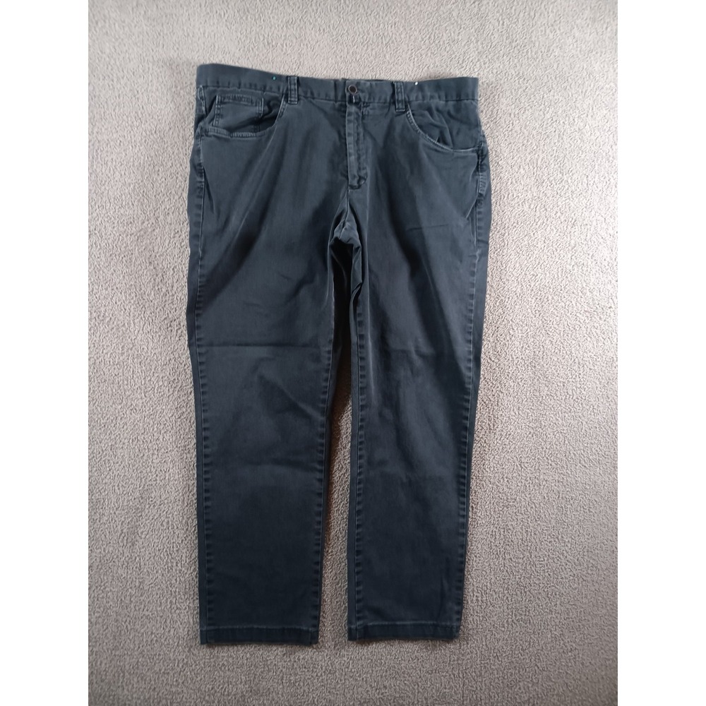Neiman Marcus Mens EU 54 US 38 Blue Gray Stretch Cotton 5 Pocket Pants Italy